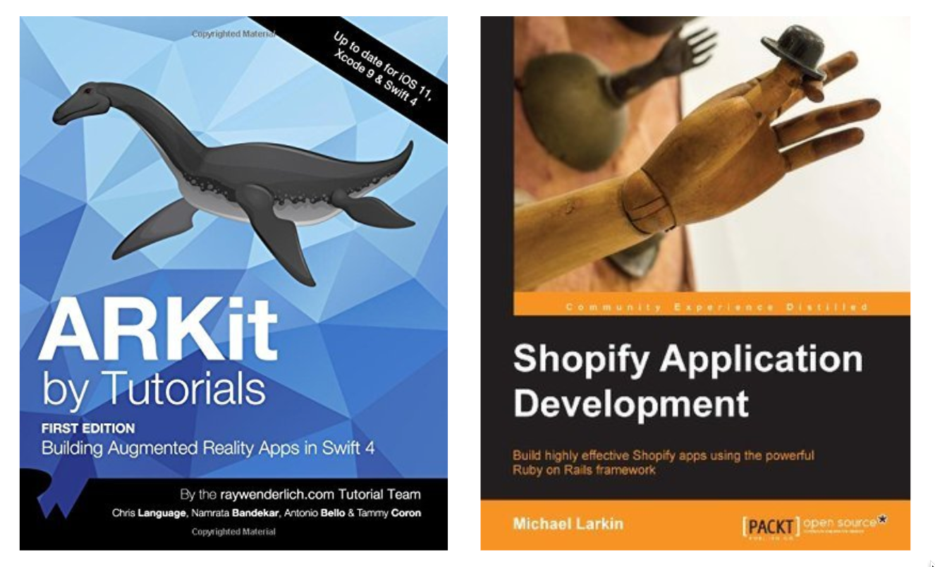 ARKit by Tutorials and Shopify Application Development